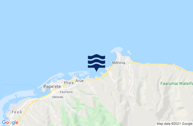 Mappa delle Getijden in Mataiva, French Polynesia