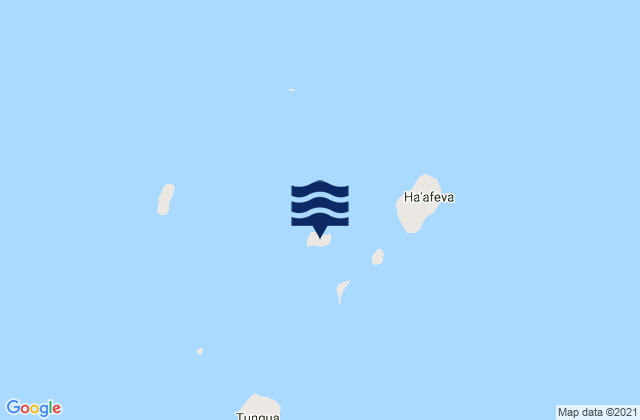 Mappa delle Getijden in Matuku Island, Tonga