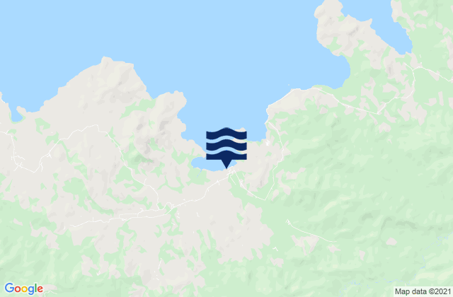 Mappa delle Getijden in Maukaro, Indonesia