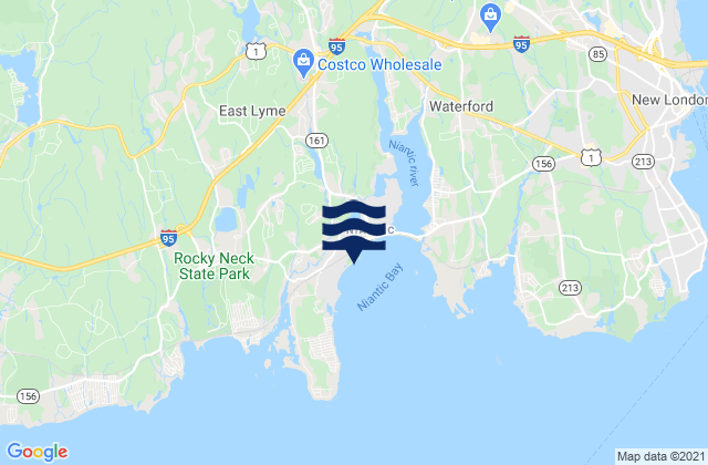 Mappa delle Getijden in McCooks Beach, United States