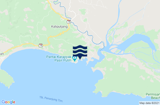 Mappa delle Getijden in Mekarsari, Indonesia