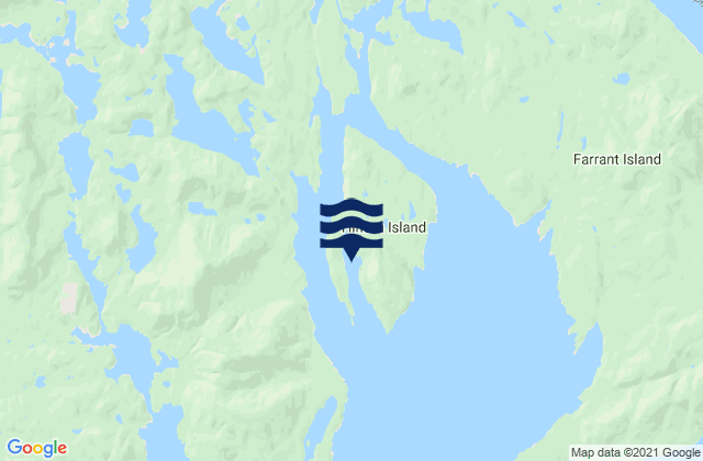 Mappa delle Getijden in Minnis Bay, Canada