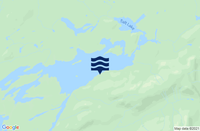 Mappa delle Getijden in Mitchell Bay, United States