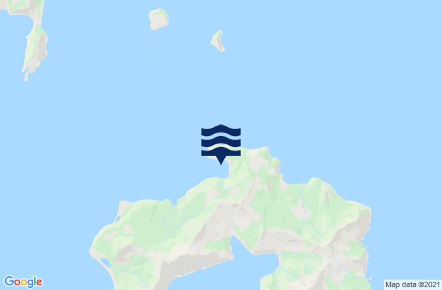 Mappa delle Getijden in Mitrofania Island, United States
