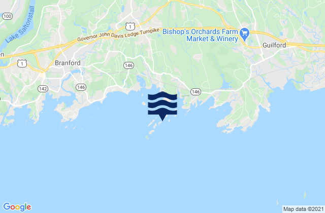 Mappa delle Getijden in Money Island, United States