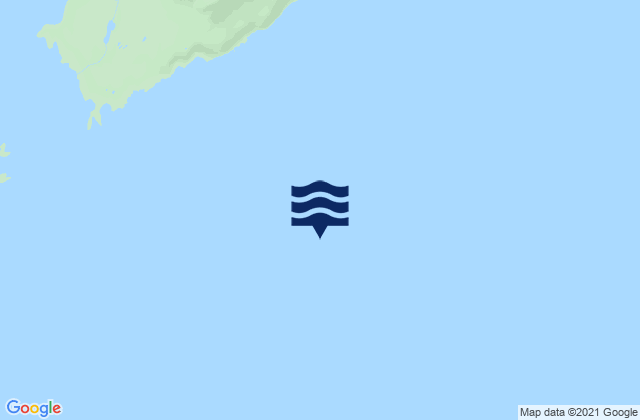 Mappa delle Getijden in Montague Strait, United States