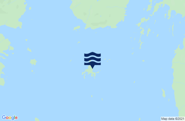 Mappa delle Getijden in Monte Carlo Island, United States