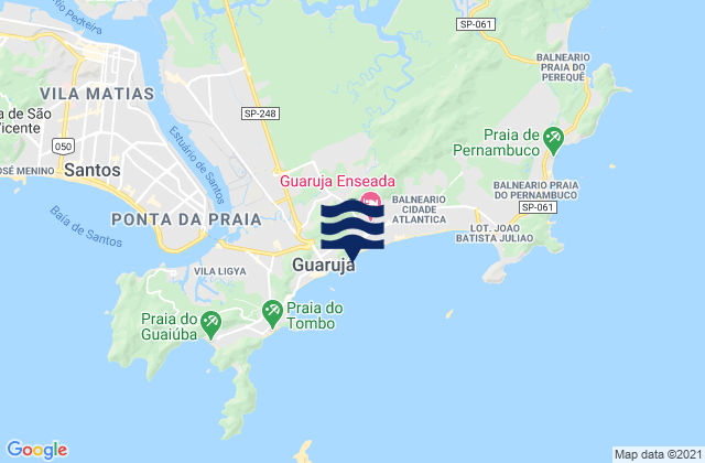 Mappa delle Getijden in Morro do Maluf, Brazil
