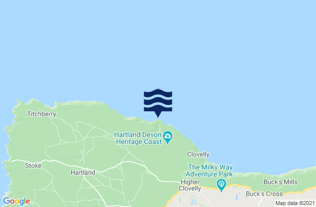 Mappa delle Getijden in Mouthmill Beach, United Kingdom