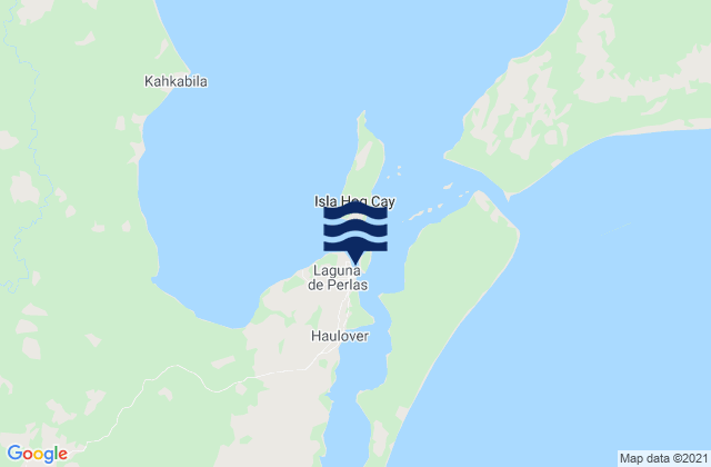 Mappa delle Getijden in Municipio de Laguna, Nicaragua