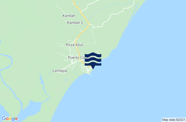 Mappa delle Getijden in Municipio de Puerto Cabezas, Nicaragua
