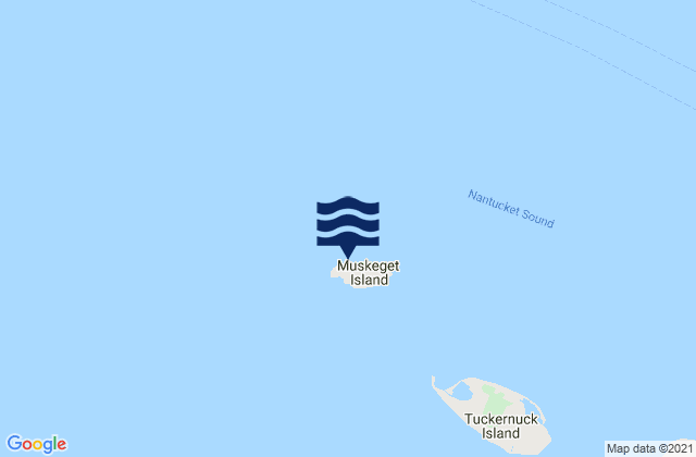 Mappa delle Getijden in Muskeget Island (North Side), United States
