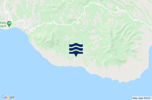 Mappa delle Getijden in Muting, Indonesia