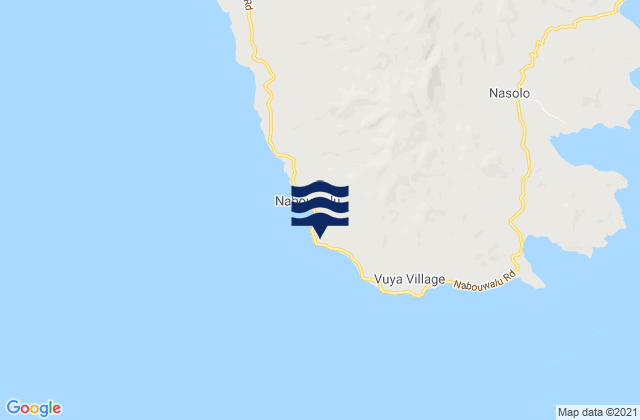 Mappa delle Getijden in Nabouwalu, Fiji