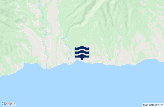 Mappa delle Getijden in Nanga Tilir, Indonesia