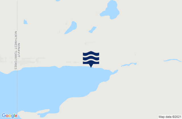 Mappa delle Getijden in Natkusiak Peninsula, United States