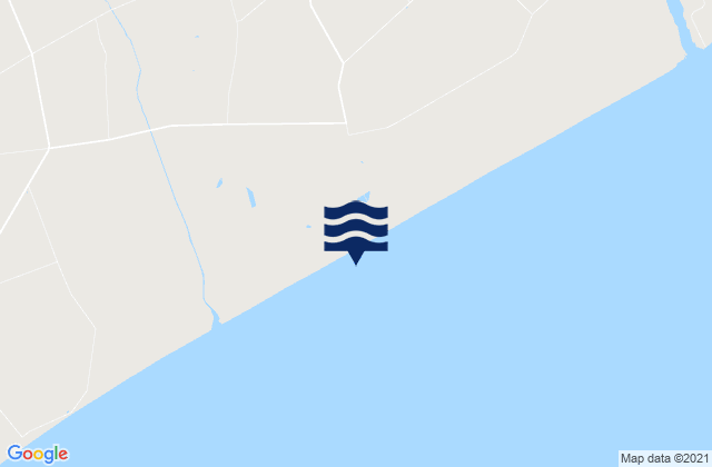 Mappa delle Getijden in Ninety Miles Beach, New Zealand