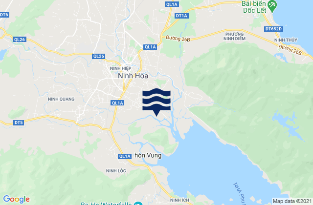 Mappa delle Getijden in Ninh Hòa, Vietnam