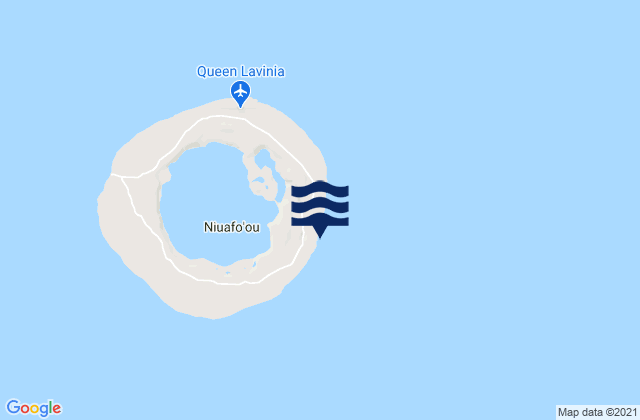 Mappa delle Getijden in Niuafo'ou, Tonga
