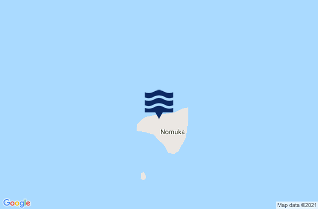 Mappa delle Getijden in Nomuka Island, Tonga