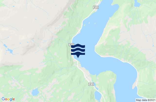 Mappa delle Getijden in Nordland Fylke, Norway