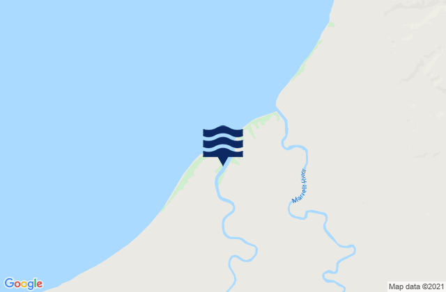 Mappa delle Getijden in Normanby River, Australia
