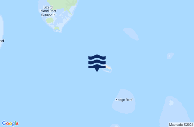 Mappa delle Getijden in North Direction Island, Australia