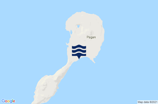 Mappa delle Getijden in Northern Islands Municipality, Northern Mariana Islands