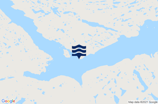 Mappa delle Getijden in Norton Island, Canada
