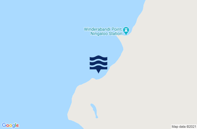 Mappa delle Getijden in Norwegian Bay, Australia