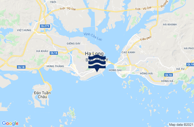 Mappa delle Getijden in Novotel Ha Long Bay, Vietnam