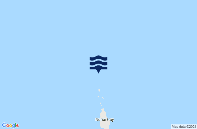 Mappa delle Getijden in Nurse Channel, Bahamas