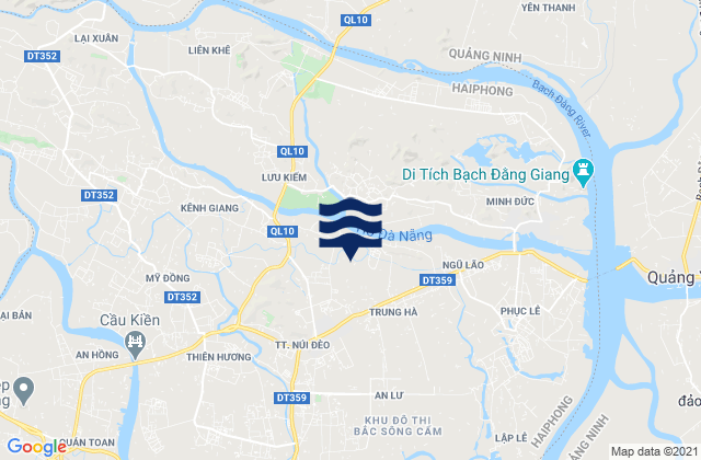 Mappa delle Getijden in Núi Đèo, Vietnam