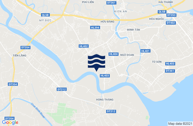 Mappa delle Getijden in Núi Đối, Vietnam