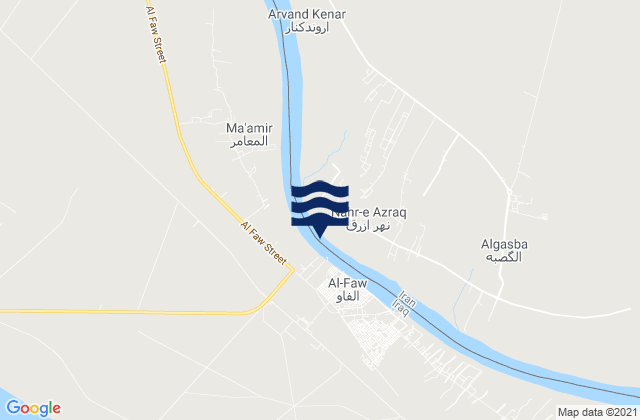 Mappa delle Getijden in Nāḩiyat Baḩār, Iraq