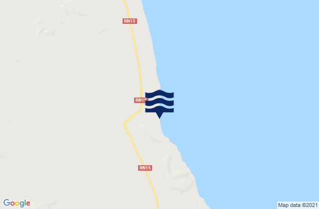 Mappa delle Getijden in Obock, Djibouti