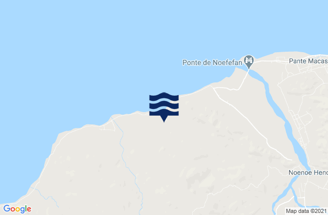 Mappa delle Getijden in Oecusse, Timor Leste