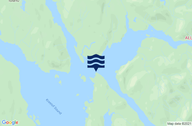 Mappa delle Getijden in Olga Point (Olga Strait), United States