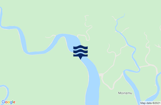 Mappa delle Getijden in Omati, Papua New Guinea