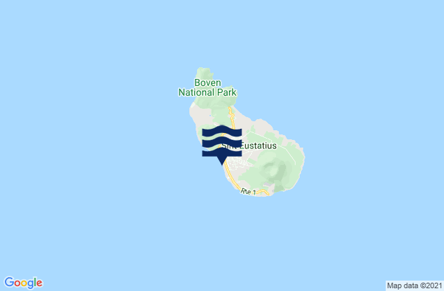 Mappa delle Getijden in Oranjestad, Bonaire, Saint Eustatius and Saba 