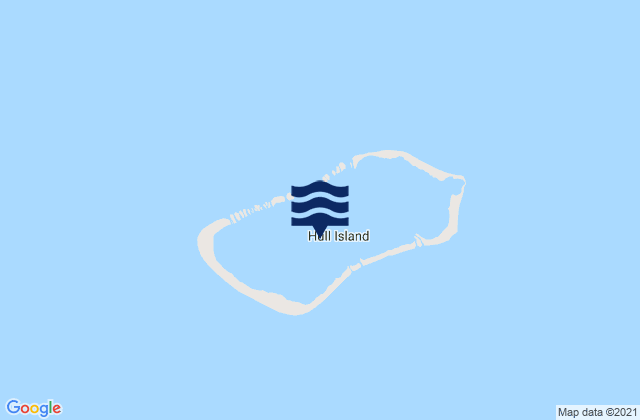 Mappa delle Getijden in Orona, Kiribati
