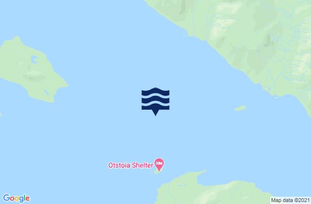 Mappa delle Getijden in Otstoia Island Light 1 mile north of, United States
