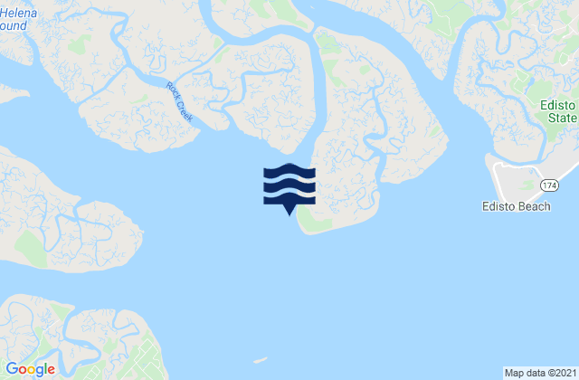 Mappa delle Getijden in Otter Island, United States