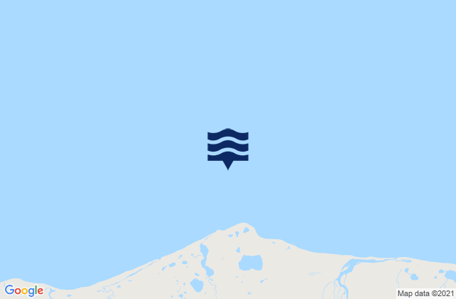 Mappa delle Getijden in Otter Point off of north side, United States