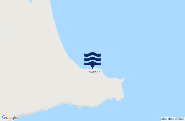 Mappa delle Getijden in Owenga, New Zealand
