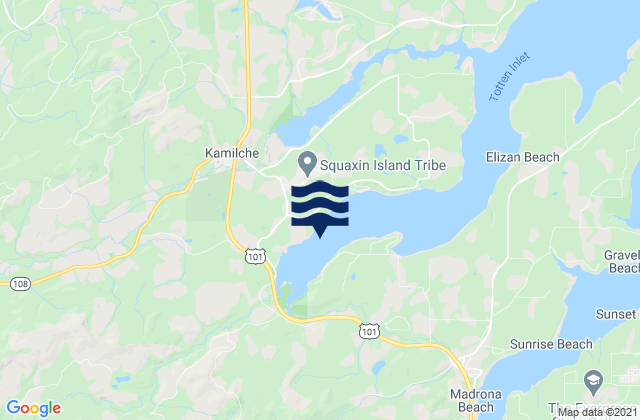 Mappa delle Getijden in Oyster Bay, United States