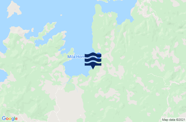 Mappa delle Getijden in Pacar, Indonesia