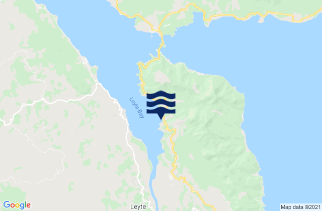 Mappa delle Getijden in Palaroo, Philippines