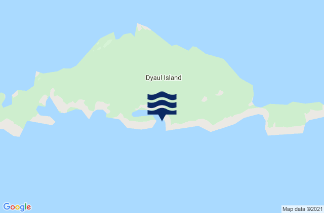 Mappa delle Getijden in Palmen Harbour, Papua New Guinea