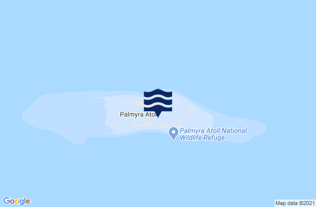 Mappa delle Getijden in Palmyra Atoll, United States Minor Outlying Islands